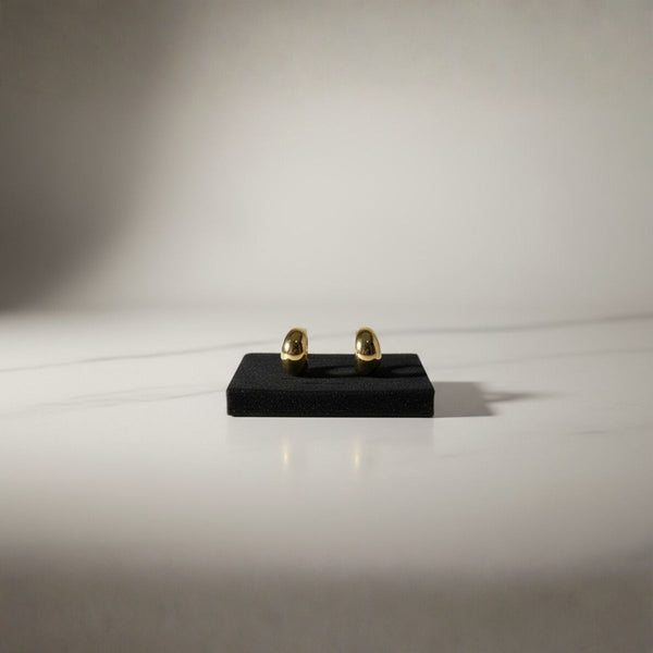 Hilal Tasarım Modern ve Şık Hoop Küpe